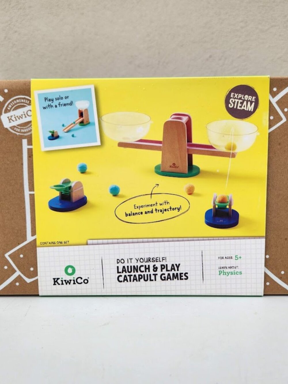 NEW KiwiCo Launch & Play Catapult Games STEM Science Kit Set Physics Launcher Ki